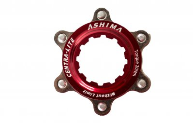 Ashima red center lock adapter fur befestigungslocher 6