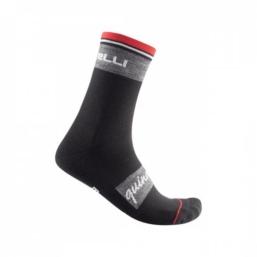 Castelli Quindici Soft Merino Schwarz Socken, Größe L/XL