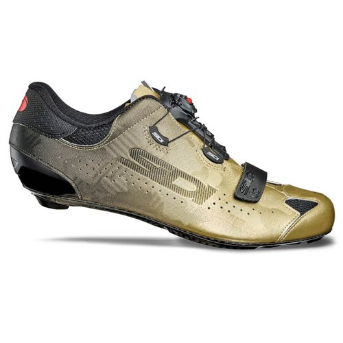 Sidi Sixty Carbon Road Shoes - Limited Edition Black/Gold - EU 45