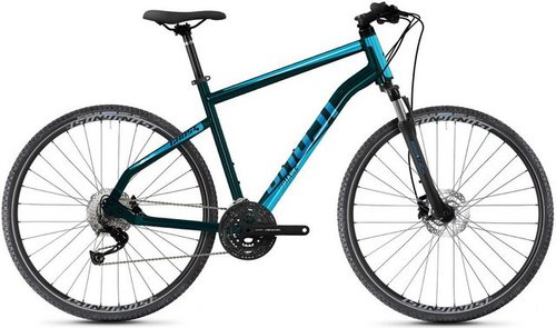 Ghost Fitnessbike Square Cross Base AL U, 27 Gang Shimano Alivio Schaltwerk, Kettenschaltung