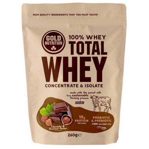 Gold Nutrition Total Whey 260gr Chocolatehazelnut Beige