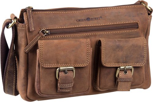 Greenburry Vintage 1769 Pocketbag  in Braun (4.5 Liter), Umhängetasche
