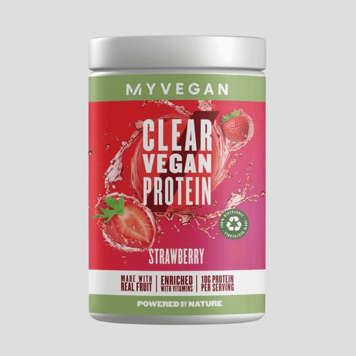 Myvegan Clear Vegan Protein - 640g - Erdbeere