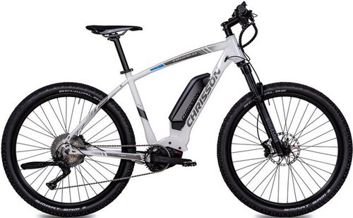 Chrisson E-Bike »E-MOUNTER 3.0«, 11 Gang Shimano Deore XT RD-M8000-SGS Schaltwerk, Kettenschaltung, Mittelmotor 250 W