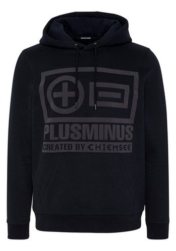 Chiemsee Kapuzensweatshirt Frontprint« großem »mit PLUSMINUS