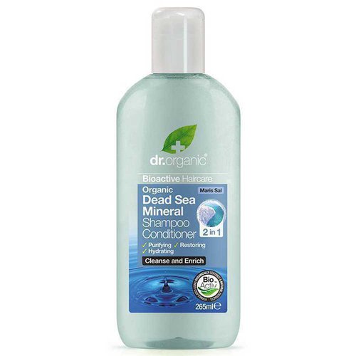 Dr. Organic Dead Sea Mineral Shampoo  Conditioner 265ml WeiBlau 265 ml