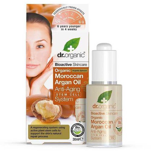 Dr. Organic Dr. Organic Moroccan Argan Oil Anti-aging Stem Cell System 30ml Braun,Weiß 30 ml
