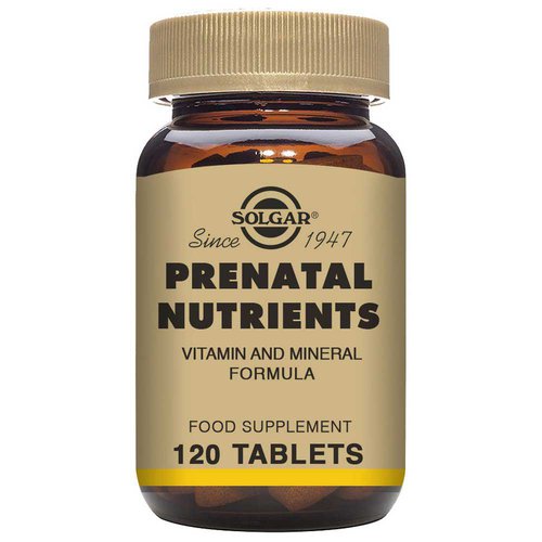Solgar Prenatal Nutrients 120 Units Braun