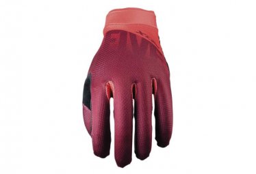Five Gloves paar lange handschuhe five xr lite bold red