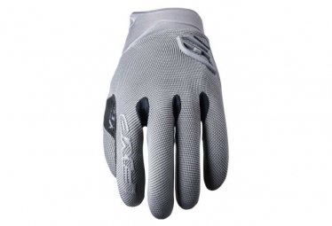 Five Gloves paar lange funf xr trail gel handschuhe grau