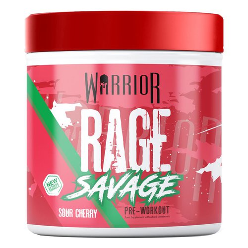 Warrior Rage Savage  330g  Sour Cherry MHD 31052023 4515  pro 1 kg