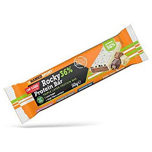 Named Sport Rocky 36 Protein 50g 12 Units Triple Chocolate Energy Bars Box Mehrfarbig