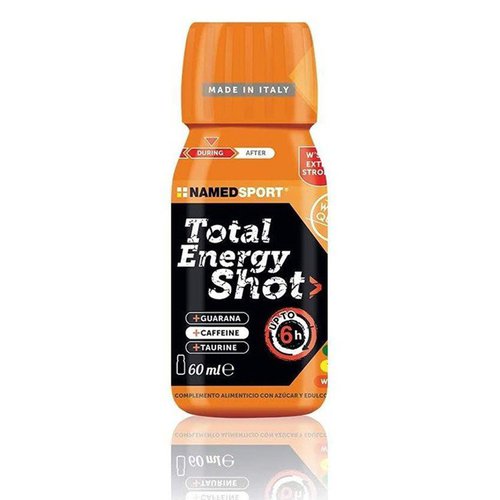 Named Sport Total Energy Shot 60ml 25 Units Orange Drinks Box Orange,Schwarz