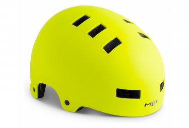 MET zone gelber fluo matt helm