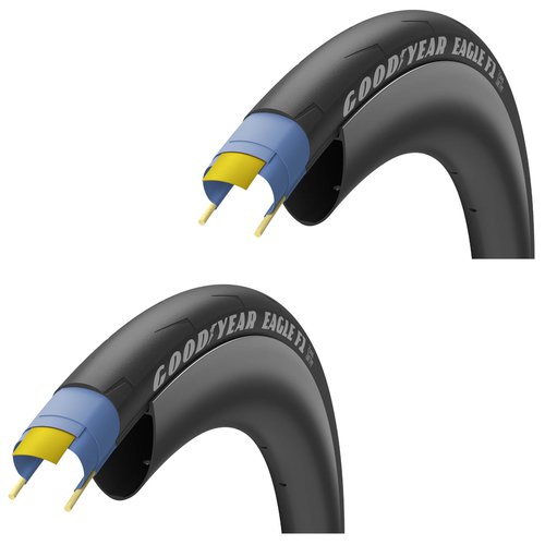 Goodyear Eagle F1 Road Tyre Twin Pack - 700C x 32mm - Schwarz