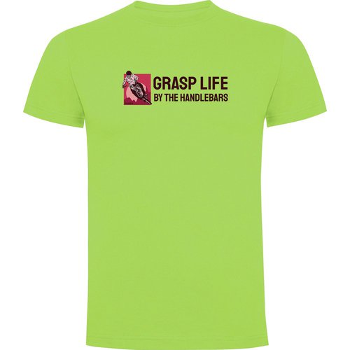 Kruskis Grasp Life Short Sleeve T-shirt Grün S Mann