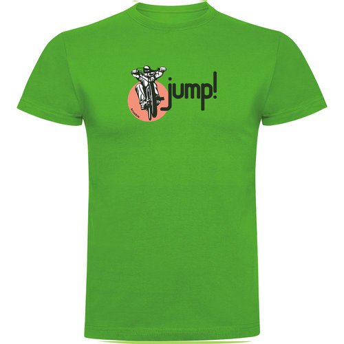 Kruskis Jump Short Sleeve T-shirt Grün S Mann