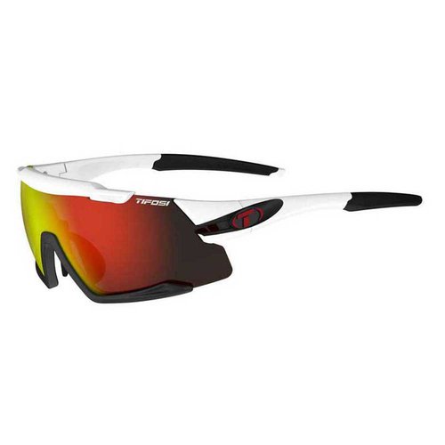 Tifosi Aethon Clarion Interchangeable Sunglasses Weiß Clarion RedCAT3  AC RedCAT2  ClearCAT0