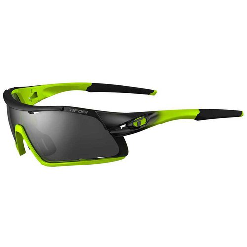 Tifosi Davos Interchangeable Sunglasses Gelb,Schwarz SmokeCAT3  AC RedCAT2  ClearCAT0