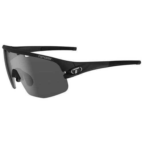Tifosi Sledge Lite Interchangeable Sunglasses Schwarz SmokeCAT3  AC RedCAT2  ClearCAT0