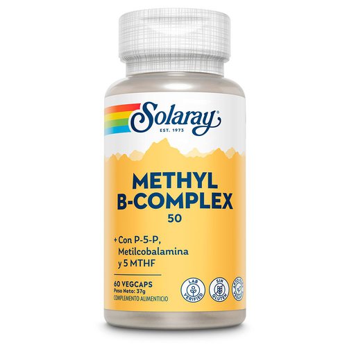 Solaray Methyl B-complex 50 60 Units Weiß