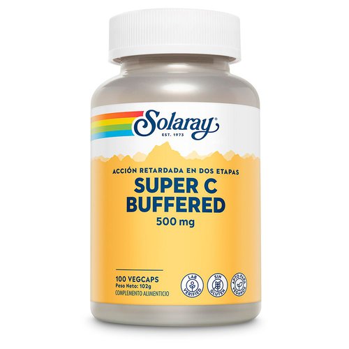 Solaray Super Vitamin C 100 Units Weiß