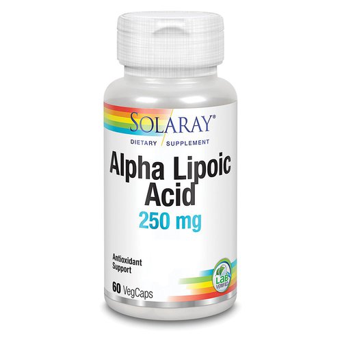 Solaray Alpha Lipoic Acid 250mgr 60 Units Weiß