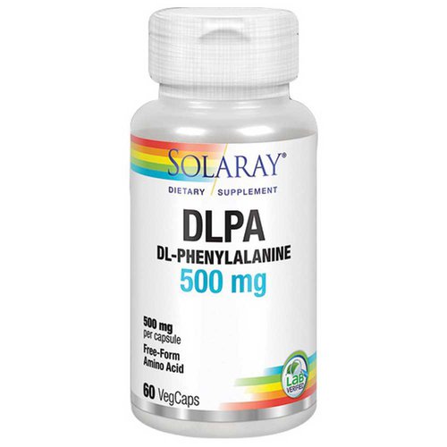 Solaray Dlpa Dl-phenylalanine 500mgr 60 Units Weiß