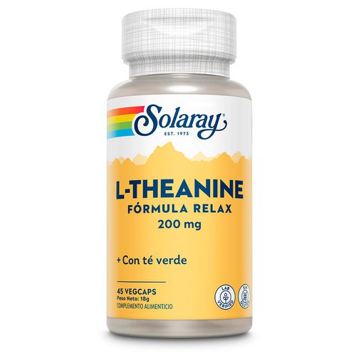 Solaray L-theanine 200mgr 45 Units Weiß