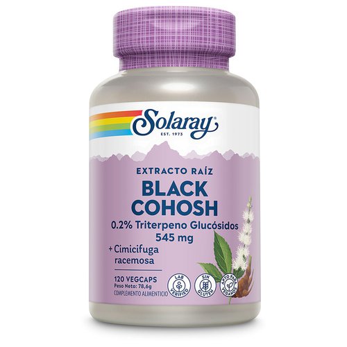 Solaray Black Cohosh 120 Units Woman Weiß,Lila