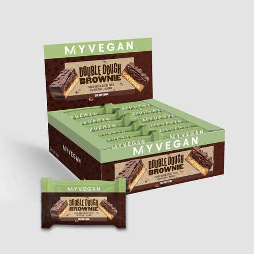 Myvegan Vegan Double Dough Brownie - Schokoladen Chip
