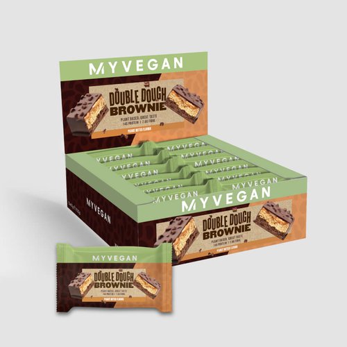 Myvegan Vegan Double Dough Brownie - Erdnussbutter