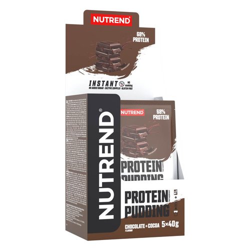 Nutrend Protein Pudding  5er Pack  ChocolateCocoa 2000  pro 1 kg