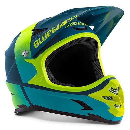 Bluegrass Intox Downhill Helmet Grün,Gelb XS