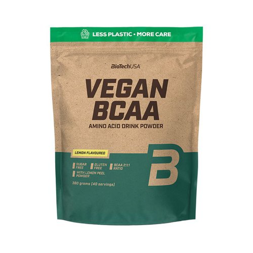 BioTechUSA Vegan BCAA  360g  Lemon 7472  pro 1 kg