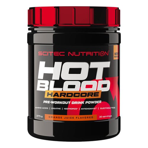 Scitec Hot Blood Hardcore  375g  Orange Juice 7173  pro 1 kg