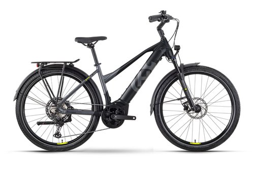 Husqvarna Pather 2 27.5  Damen Pedelec E-Bike Trekking Fahrrad matt schwarzgrau 2024 55 cm L  E-Trekkingbikes