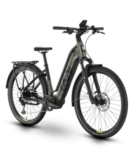 Husqvarna Grand Pather 4 Lowstep 29  Pedelec E-Bike Trekking Fahrrad grünschwarz 2024 55 cm L  E-Trekkingbikes