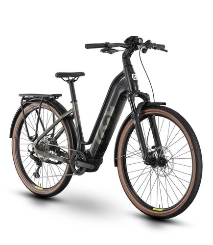 Husqvarna Grand Pather 6 720 Lowstep 29  Pedelec E-Bike Trekking Fahrrad schwarzgrün 2024 55 cm L  E-Trekkingbikes