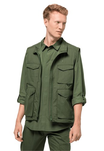 Jack Wolfskin Lakeside Trip Vest Men Outdoor-Weste Herren 3XL grün greenwood