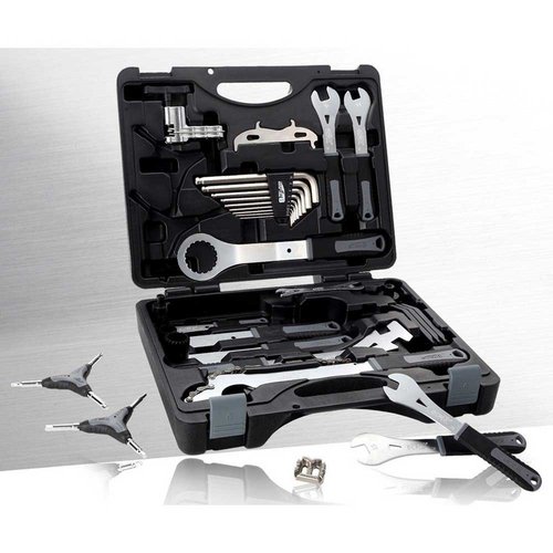 Super B Bicycle Tool Set 30 Pieces Silber