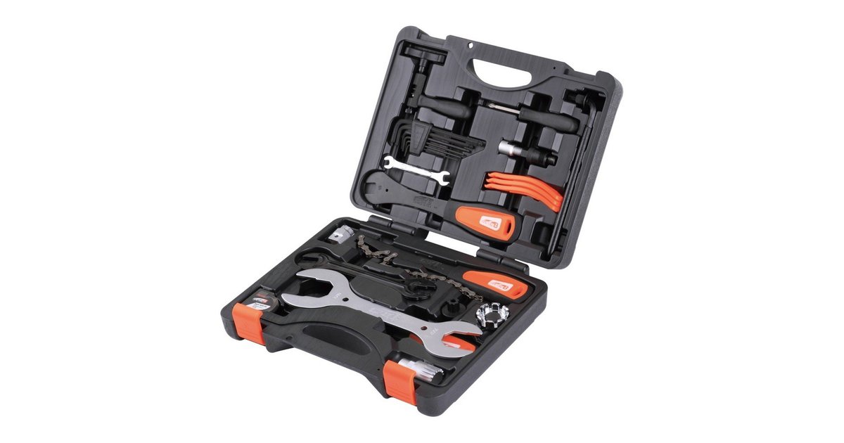 Super B Bicycle Tool Set 25 Pieces Silber