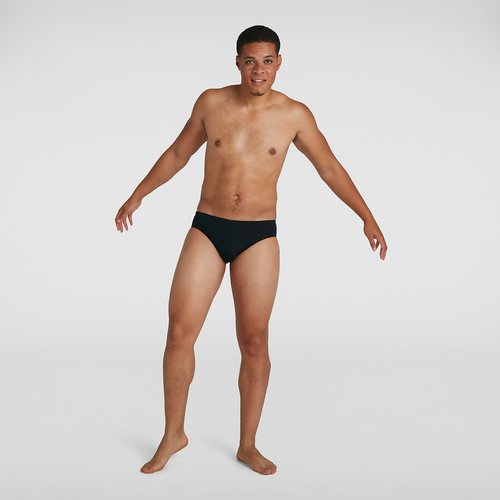 Speedo Herren Boom Logo Splice 7 cm Badehose in Schwarz