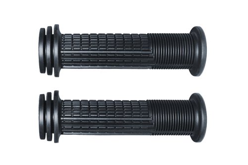 Natural Fit 22.2mm Kinder Fahrrad Griffe mit Prallschutz schwarz