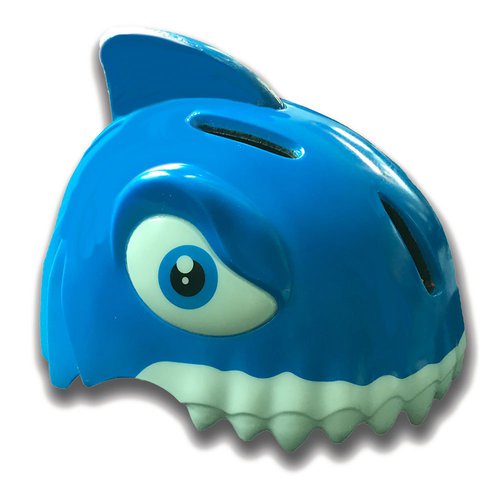 Crazy Safety Shark Urban Helmet Blau