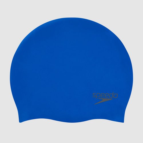 Speedo Einfache Silikonkappe für Erwachsene Blau