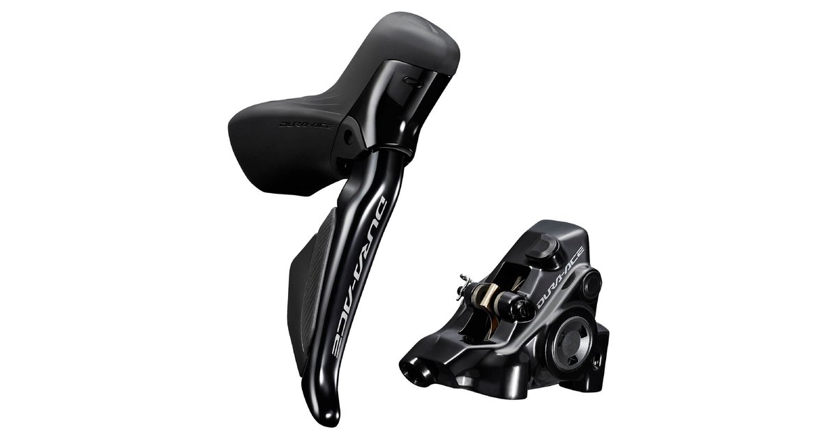 Shimano, Dura Ace Di2 ST-R9270 / BR-R9270, Frein à disque hydraulique route, avant, montage plat, noir, IR9270DLF6SC100A