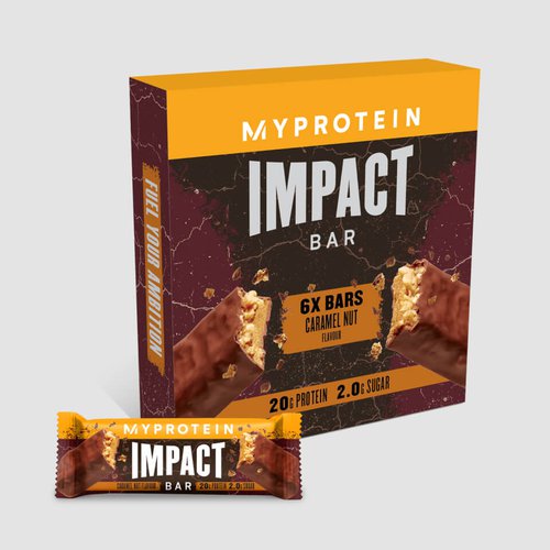 MyProtein Impact Proteinriegel - 6Riegeln - Karamell Nuss