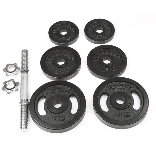Hammer Hanteln und Gewichte Kurzhantel-Set 20 kg, Eisen