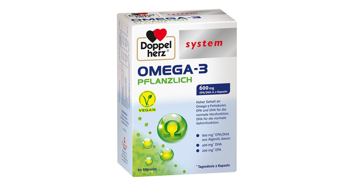 Doppelherz Doppelherz® Omega3 pflanzlich